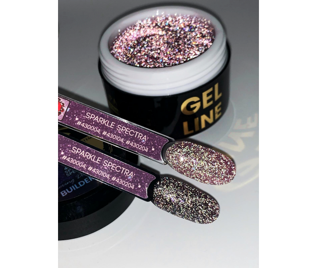 FLICKERING DARK LINE BUILDER GEL - SPARKLE SPECTRA 15ml